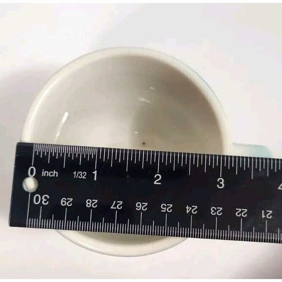 Vintage Jackson Custom China Mug  Turquoise Fade On White - Picture 7 of 7